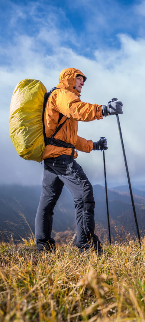 img - hiker-trekking-foothiils-mountain
