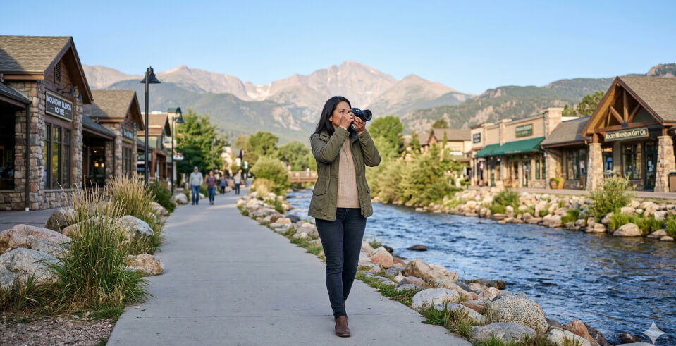 img - girl taking a picture
