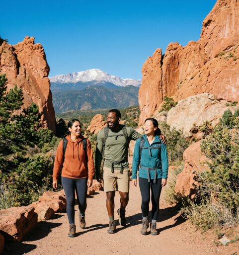 img - mountain climbing people